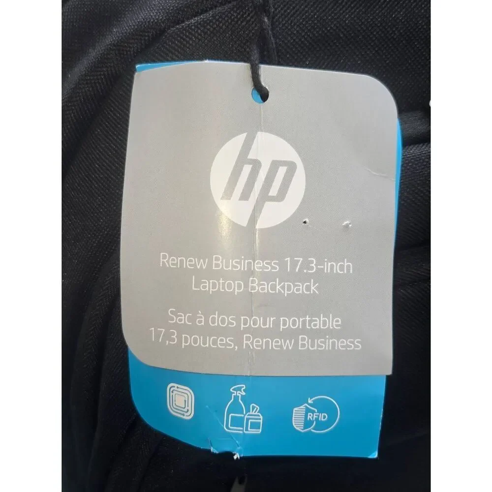 HP Renew Business Black RFID 17.3 Inch Laptop Backpack